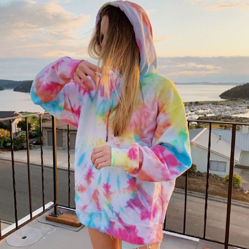 Women's Tie Dyed Hoodie